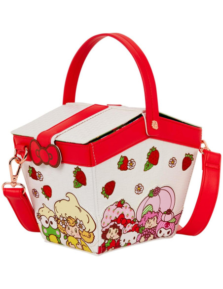 Bolso Cruzado Loungefly Sanrio x Strawberry Shortcake 15.7x17.7cm Bolso Cruzado Loungefly Sanrio x Strawberry Shortcake 15.7x17.7cm