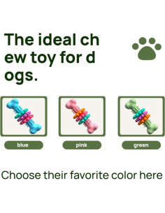 Juguete para Perros Pequeños SIDAEREN Hueso TPR 13cm 2