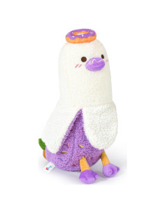 Almohada de Pluche Pato Plátano Donut PEACH CAT 50 cm Púrpura