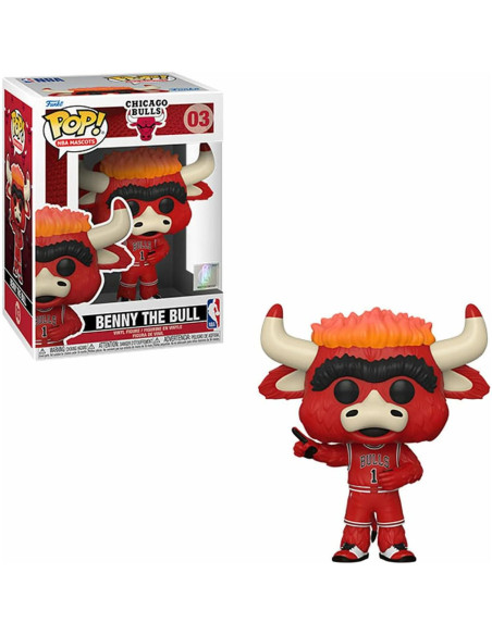 Figura de Vinilo Funko Pop! Chicago Benny The Bull 9.5 cm Figura de Vinilo Funko Pop! Chicago Benny The Bull 9.5 cm