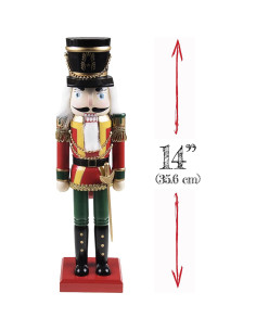 Cascanueces de Madera 35.56 cm Clever Creations Tradicional 2