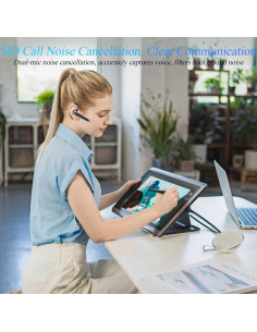 Auriculares Inalámbricos Bluetooth Sisism N17 con Estuche Carga LED 2