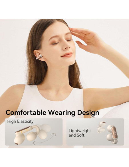 Auriculares Inalámbricos Oraolo OE02 Bluetooth 6.0 IPX5 32H Blanco Auriculares Inalámbricos Oraolo OE02 Bluetooth 6.0 IPX5 32H Blanco