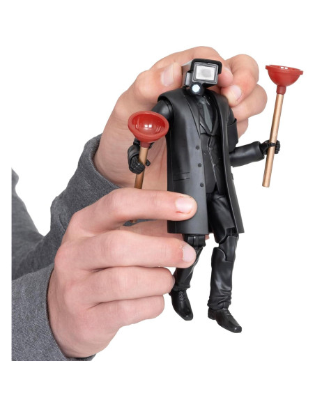 Figuras coleccionables Skibidi Toilet Deluxe 15.24 cm - 4 personajes