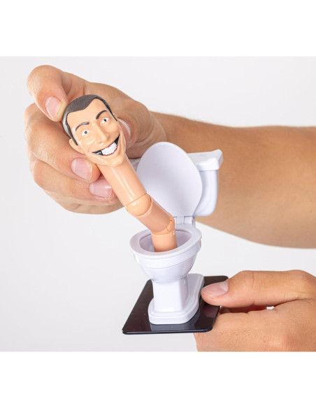 Figuras coleccionables Skibidi Toilet Deluxe 15.24 cm - 4 personajes