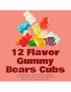 Ositos de Goma Surtidos 12 Sabores 0.68 kg Klub Bulk 2