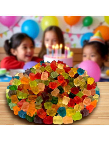 Ositos de Goma Surtidos 12 Sabores 0.68 kg Klub Bulk