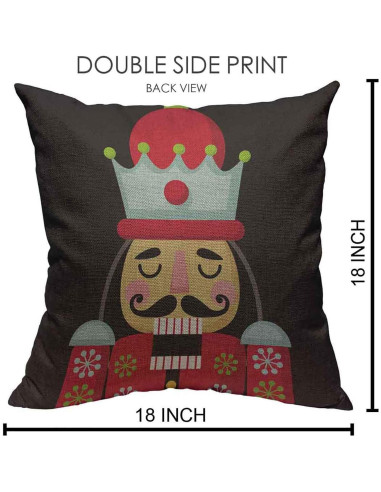 Funda de Cojín Cuadrada VERSUSWOLF 45x45 cm Caricatura