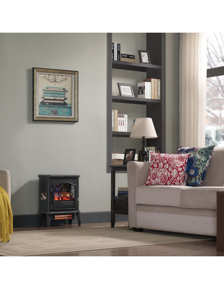 Calefactor Eléctrico Duraflame 3D de Cuarzo Infrarrojo 5200 BTU