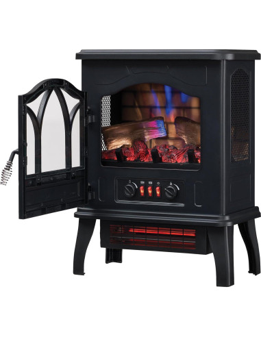 Calefactor Eléctrico Duraflame 3D de Cuarzo Infrarrojo 5200 BTU