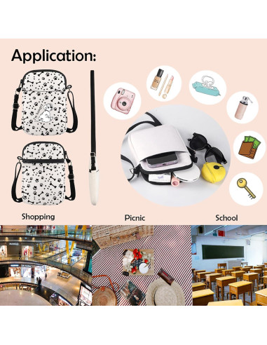 Bolsa Cruzada Rolly Hambriento Dálmatas 21x18x5cm Mujer