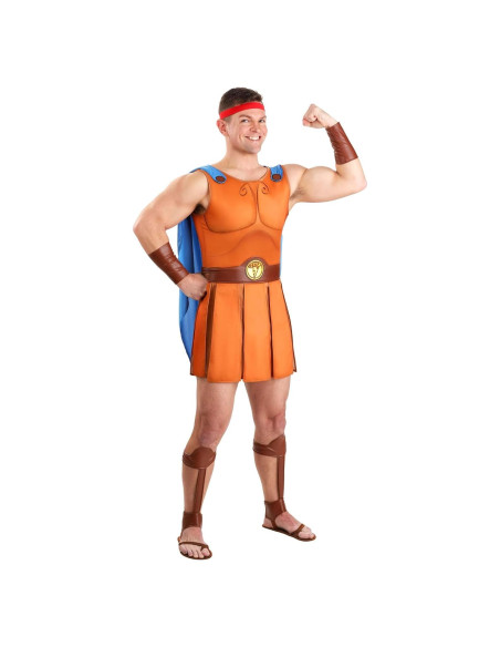 Disfraz Deluxe de Disney Hércules para Adultos - Túnica, Capa y Accesorios