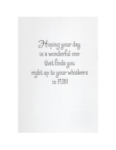 Tarjeta de Cumpleaños Los Aristogatos Marie - Rosa 12.7x19.1cm 2