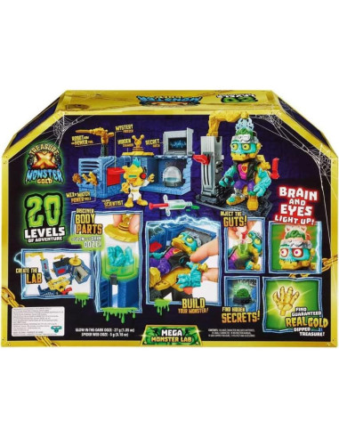 Treasure X Mega Laboratorio de Monstruos Moose Toys - 20 Niveles