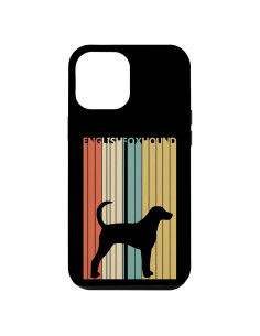 Funda Vintage para iPhone 12 Pro Max - Fox Hound Inglés