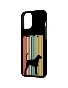 Funda Vintage para iPhone 12 Pro Max - Fox Hound Inglés 2