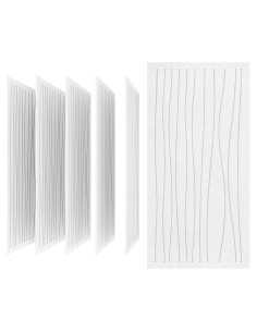 Paneles Acústicos UMIACOUSTICS 6 PCS 120x60 cm Blanco Ignífugos