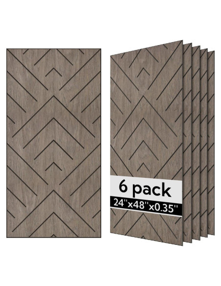 Paneles Acústicos Olanglab 6 Piezas 61x122cm Triángulo