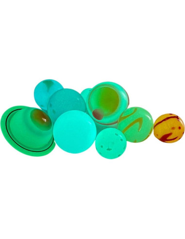 Grandes Exploraciones Planetas 3D Darice - Brillan en la Oscuridad