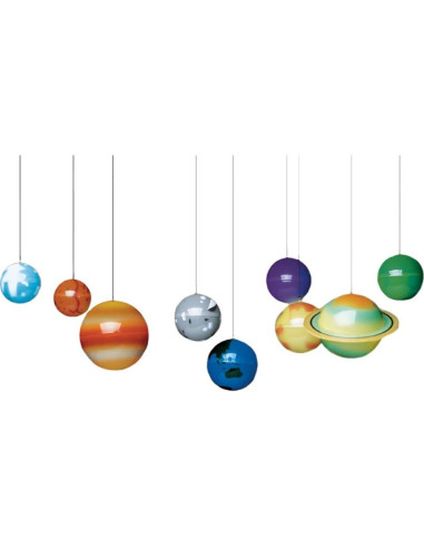 Grandes Exploraciones Planetas 3D Darice - Brillan en la Oscuridad