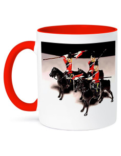 Taza Bicolor 3dRose Soldados de Juguete Britlance 15oz