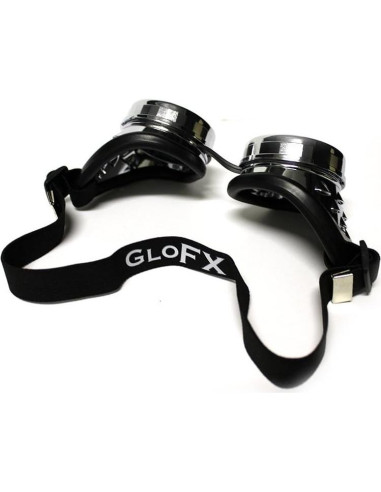 Gafas de Kaleidoscopio GloFX Chrome Ojo de Bicho - Rave