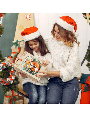 Rompecabezas de Madera DOCRAGI Zorro 100 Piezas 21.6x21.1 cm