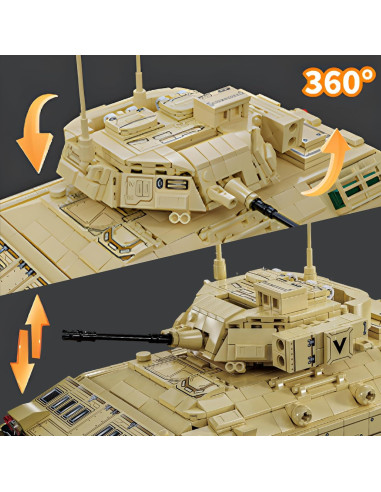 Conjunto de construcción tanque M2 Bradley honchoes 1862 piezas