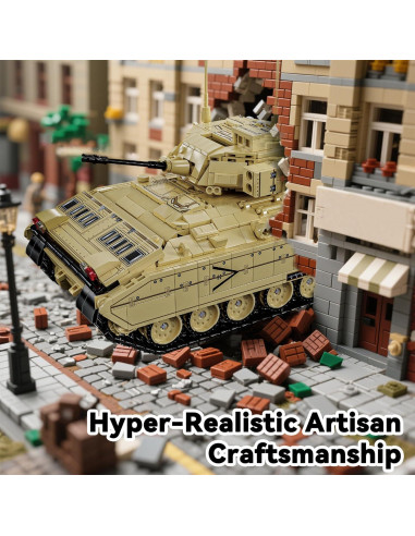 Conjunto de construcción tanque M2 Bradley honchoes 1862 piezas