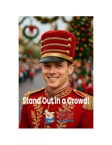 Sombrero de Soldado de Juguete Nicky Bigs Novelties Rojo/Negro