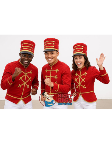 Sombrero de Soldado de Juguete Nicky Bigs Novelties Rojo/Negro