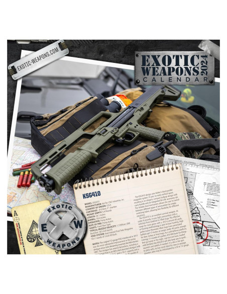 Calendario de Armas Exóticas 2024 - Colección 13 Meses