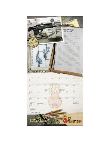 Calendario de Armas Exóticas 2024 - Colección 13 Meses