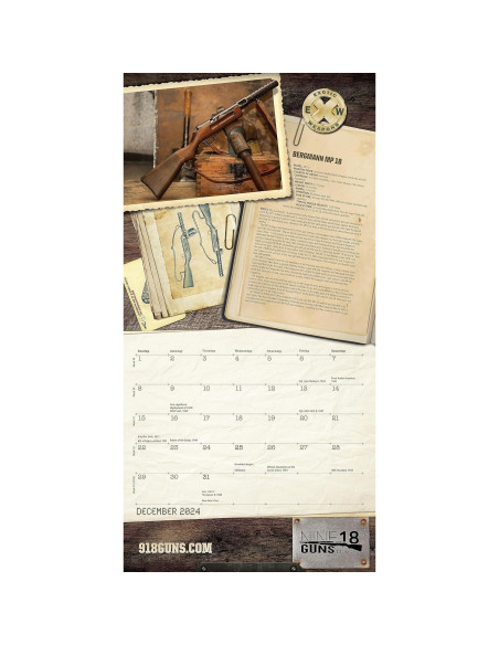 Calendario de Armas Exóticas 2024 - Colección 13 Meses