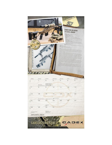 Calendario de Armas Exóticas 2024 - Colección 13 Meses
