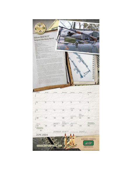 Calendario de Armas Exóticas 2024 - Colección 13 Meses