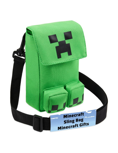 Bolsa Cruzada Minecraft para Teléfono Móvil con Correa Ajustable