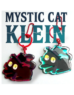 Llavero Acrílico Cat Klein Hecho a Mano 6.35x5.08cm 2