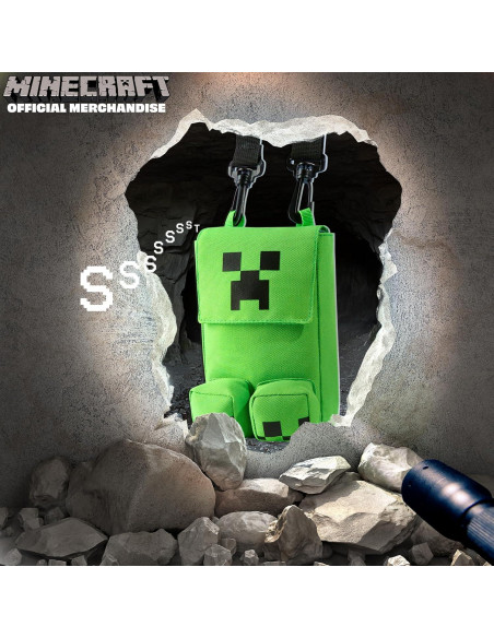 Bolsa Cruzada Minecraft para Teléfono Móvil con Correa Ajustable