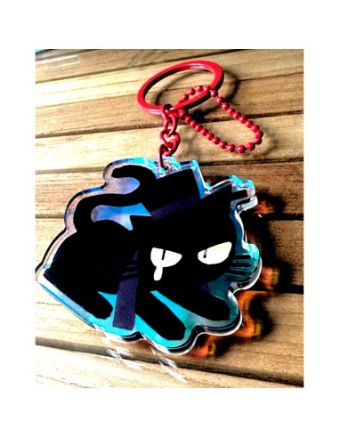 Llavero Acrílico Cat Klein Hecho a Mano 6.35x5.08cm