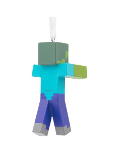 Adorno de Navidad Hallmark Minecraft Zombie 3.28 x 7.74 cm 2