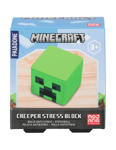 Bloque de Estrés Minecraft Paladone - Juguete Sorpresa 6 cm