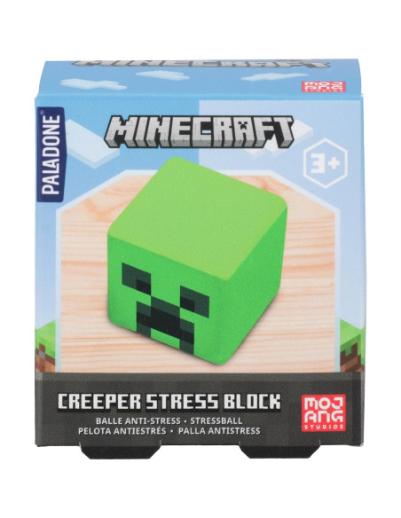 Bloque de Estrés Minecraft Paladone - Juguete Sorpresa 6 cm