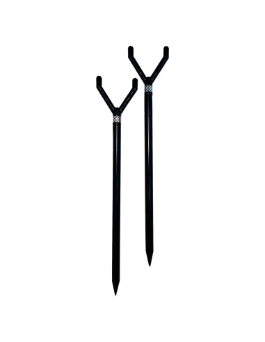 Soporte de caña de pescar extensible Fishin Stix 40" - Paquete de 4