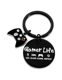 Llave Gamer de Acero Inoxidable con Grabado - Regalo Original