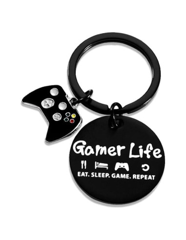 Llave Gamer de Acero Inoxidable con Grabado - Regalo Original