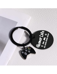 Llave Gamer de Acero Inoxidable con Grabado - Regalo Original 2