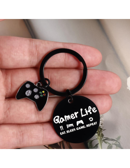 Llave Gamer de Acero Inoxidable con Grabado - Regalo Original