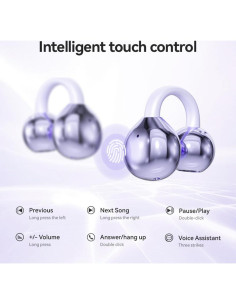 Auriculares Inalámbricos Bluetooth 5.4 Piluyaa M79 Púrpura 2