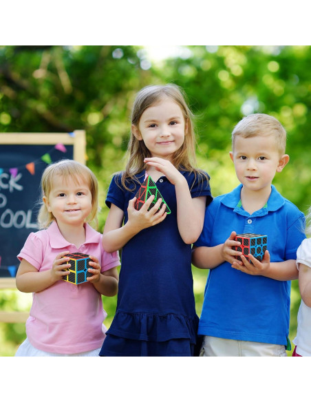 Juego de Cubos Mágicos Nabreeli 2x2 3x3 Pyraminx